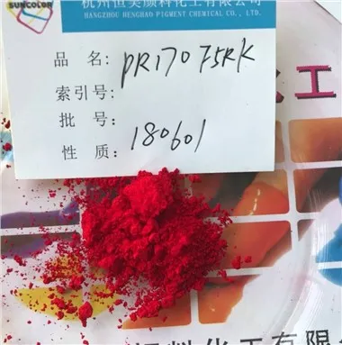 Pigment Roșu 170 F5RK pentru Materiale Plastice
